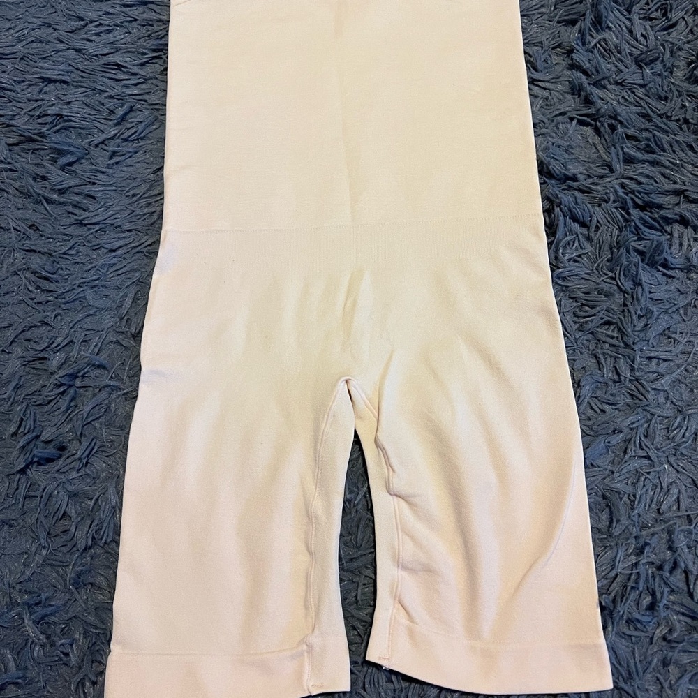 Empetua Shapermint Tan Cream Shapewear  High Waisted Shorts With Tummy Control